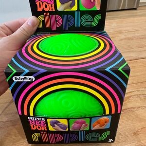 Super Nee Doh Ripples Reptile Toy - Bright Green